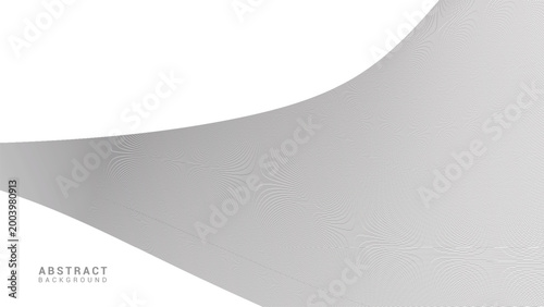 Abstract White Gray Background Futuristic Curved Lines Minimal Modern Technology Wallpaper Elegant Design