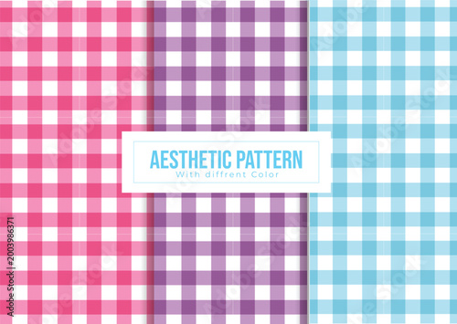 Foto pink and white polka dot background