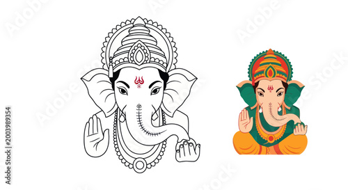 Ganesha, Lord of Beginnings, Hindu Deity, Elephant Head God, Indian Culture