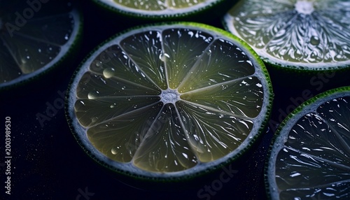 Obraz na płótnie soczyste limonki