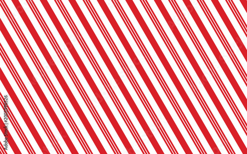 Diagonal Red Candy Stripe Pattern Design Background