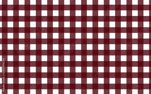 Classic Red and White Checkered Pattern Background