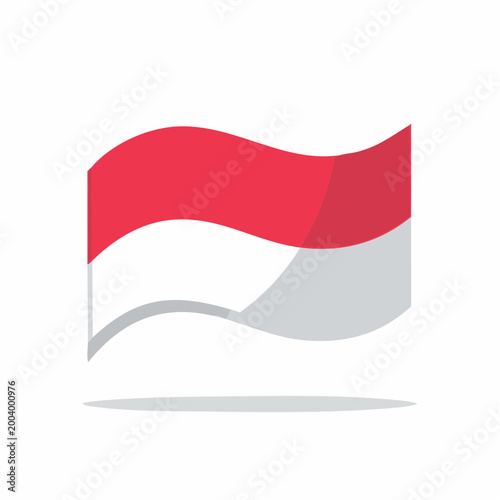 Free Download Indonesian Flag Waving - GFXLoad