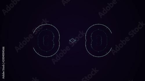 Neutral facial profile outline comparison on dark background