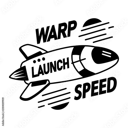 A glyph sticker of a satellite with stay updated typography 
