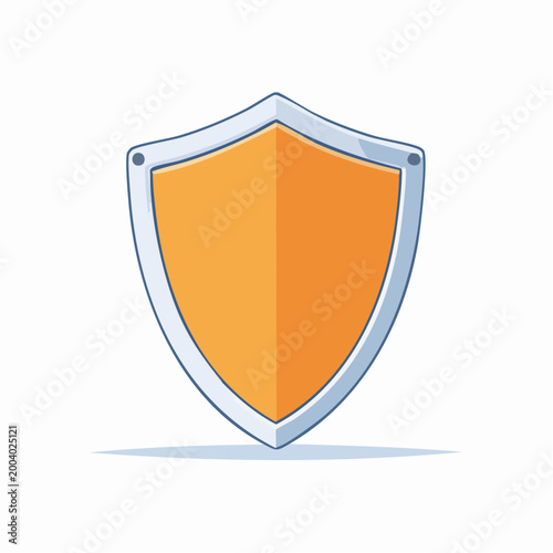 Orange Shield Icon Free Download Orange Shield Icon - GFXLoad