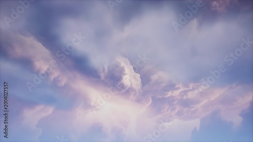 Chaotic Skies On The Background 26