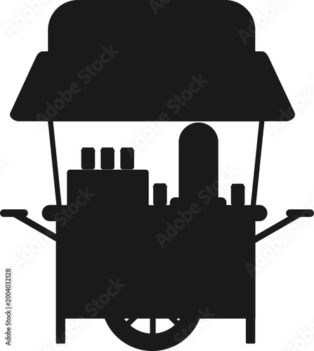 Street Cart Silhouette