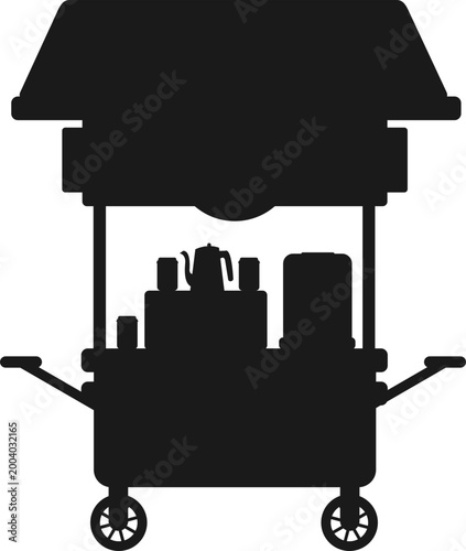 Street Cart Silhouette