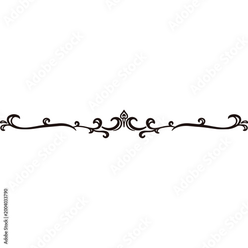 Elegant Vintage Ornate Divider Element