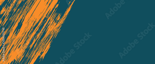 Abstract Orange Grunge Scratch Texture In Dark Background