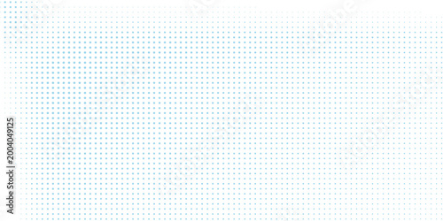 Obraz na płótnie Vector Halftone Texture with the dots becoming smaller and more spaced out towards the edges, and larger and more concentrated in the center
