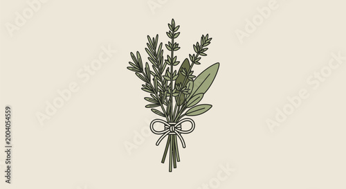 bunch of fresh rosemary