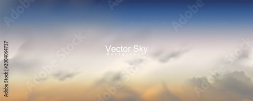Sky Background set with White clouds for Cosmetic Product, travel buissnes Presentation or web design, Sky Blue Cloud poster, card, flayer, banner, cover Background for ads promo and web.