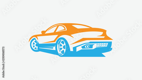 Classic Car Logo – Retro Vehicle Branding Design