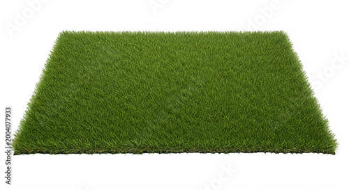 Soft green artificial grass texture