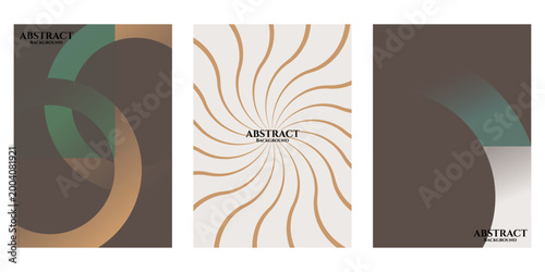 abstract backgrounds poster template with geometric shapes and lines