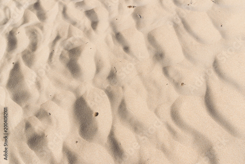 Tableau sur toile Close-up of the soft golden sand of  Dido beach near Buggerru, Sardinia Island,
