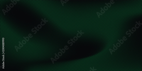 Modern Industrial Green Halftone Texture with Geometric Mosaic Pattern for Professional Use