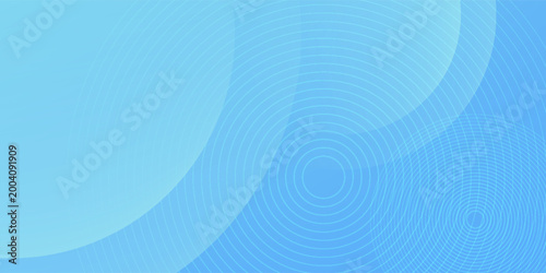 Minimalist banner background blue gradations circle shape pattern, modern.vector 10