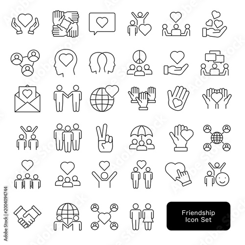 フレンドシップアイコンセット