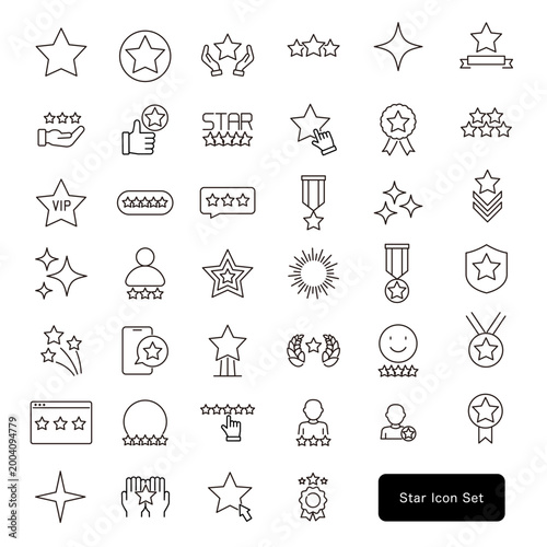 星アイコンセット