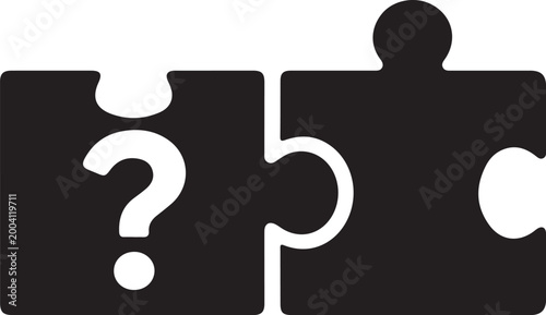 Problem solution concept vector illustration puzzle strategy business success planning eps file design