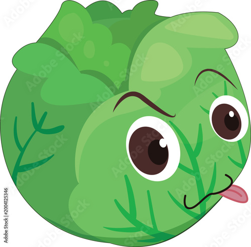 Tableau sur toile hand drawn lettuce