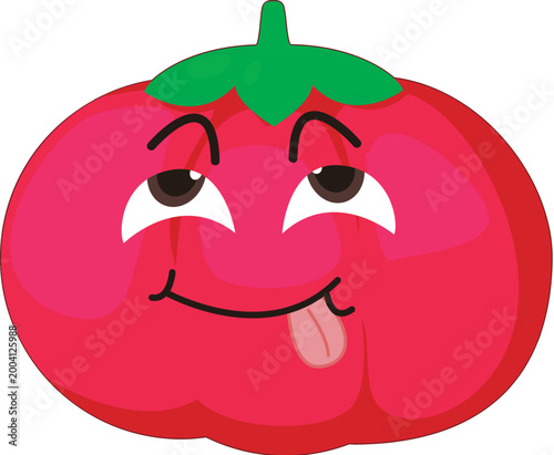 hand drawn tomato