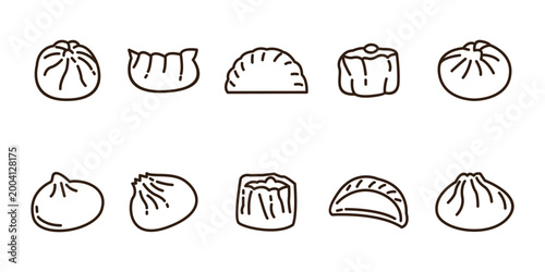 Dim Sum Dumpling Icon