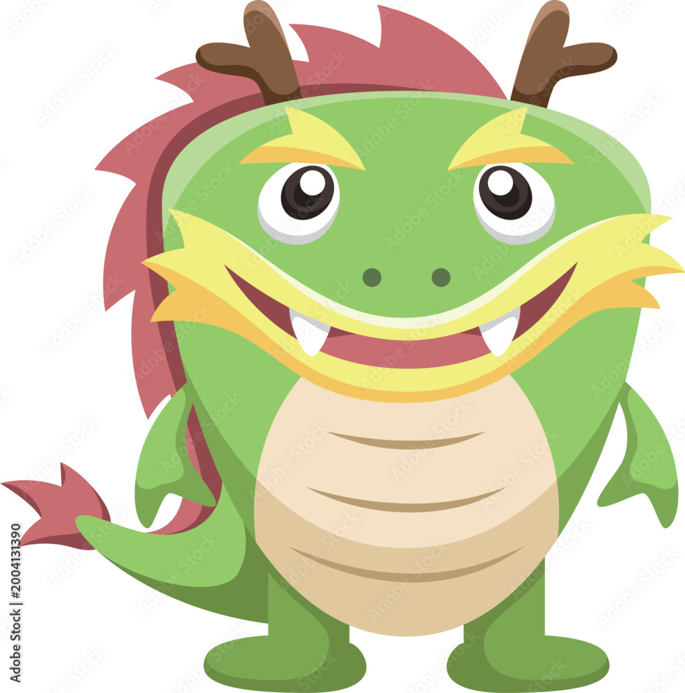Fotografia hand drawn dragon