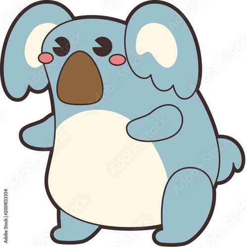 Photography Lovely standing koala