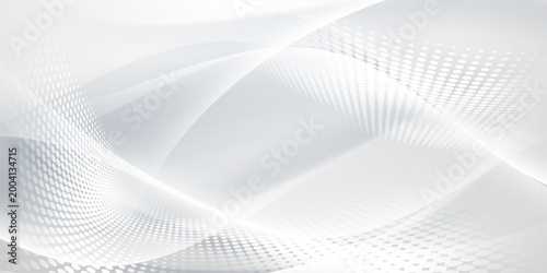 White abstract geometric background design, modern vector illustration.