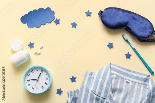 Sleeping mask with pajamas,...