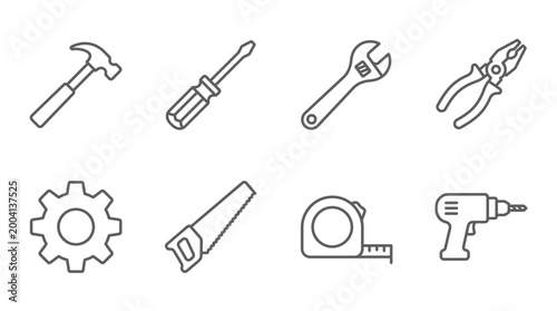 Εκτύπωση καμβά Collection of various hand tools 33.