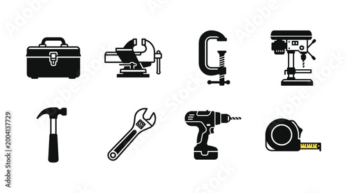Tableau sur toile Collection of various hand tools 35.
