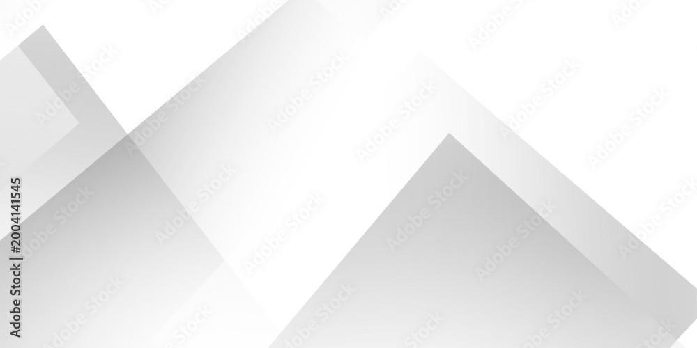 Obraz premium Abstract modern white design features subtle shadows . Modern white and gray technology concept diamond triangle geometric line background . abstract tech banner design. Graphic design element stripe