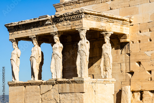 Photos Erechtheion, Portico of the Maidens, also known as the Portico of the Caryatids, or Portico of the Korai