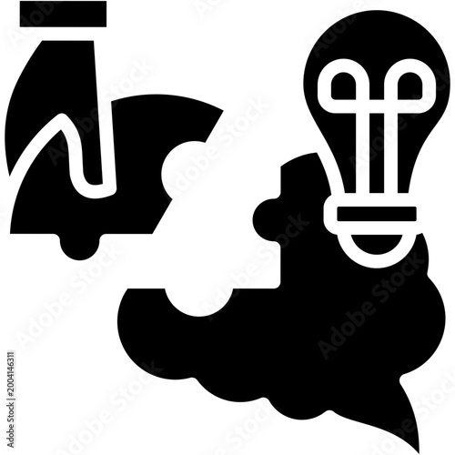 Problem Solving glyph icon