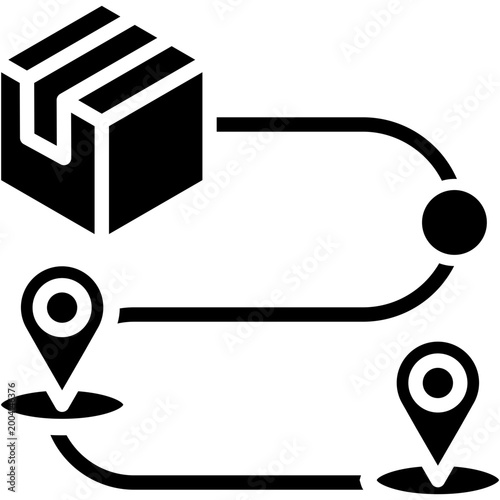 Product Roadmap glyph icon