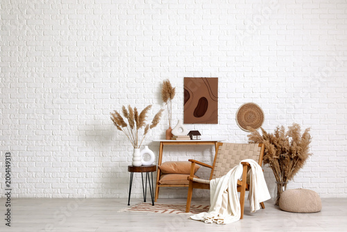 Interior of stylish living ...