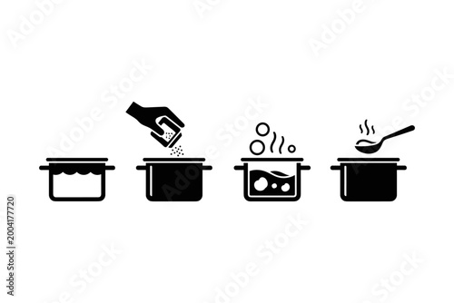 Cooking Process Icons