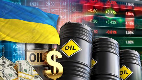 Billede på lærred Ukraine's oil resources and their impact on economic growth, national market volatility, and international energy