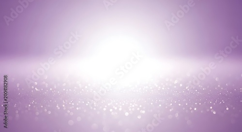 Abstract purple background with bright central glow and shimmering bokeh. Ideal for luxury product displays, festive celebrations, and elegant presentations