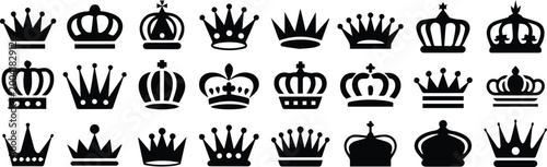 Photos Crown icons for logo and branding use