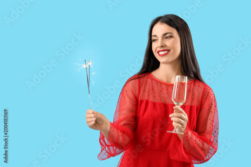 Beautiful young happy woman...