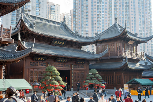 Photography temple in shanghai