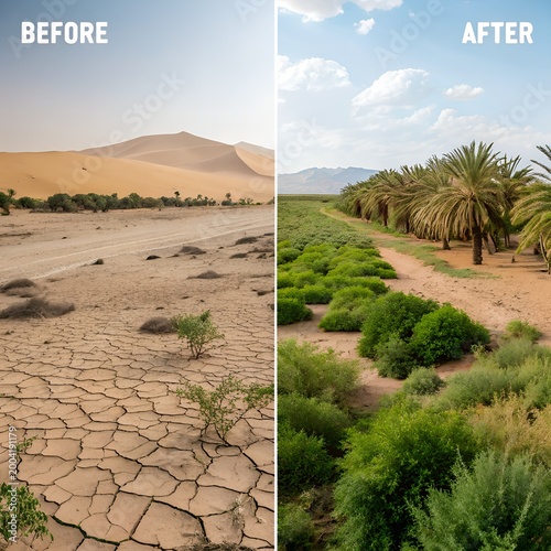 Desert Restoration Before and After – Climate Change and Environmental Recovery