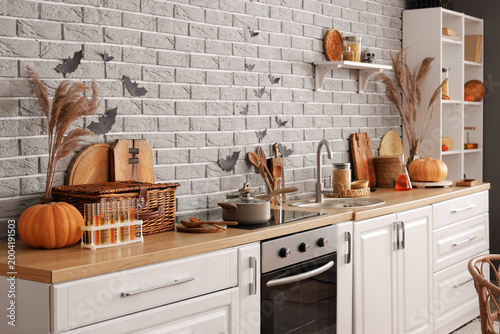 Interior of kitchen decorat...