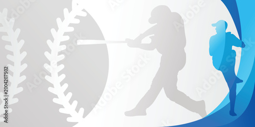 Baseball Sports Athletic Abstract Elegant Luxurious Colorful and Gray Vibrant Background  for Banner Poster